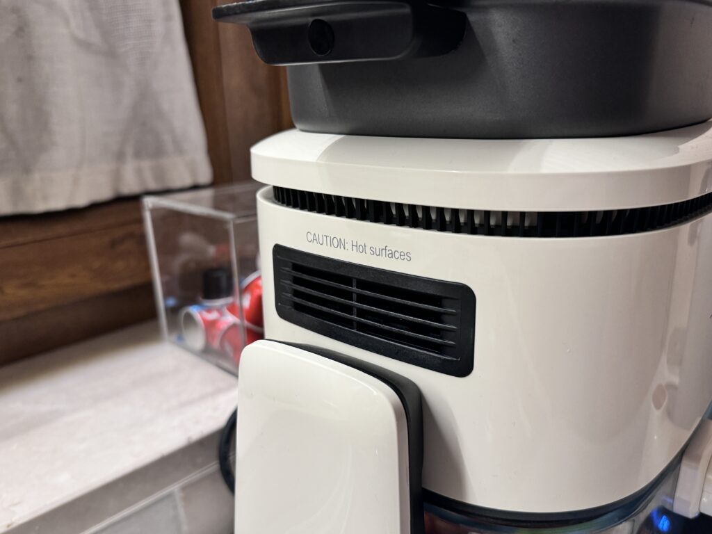 friggitrice jimmy af3 - bocchetta laterale uscita aria calda