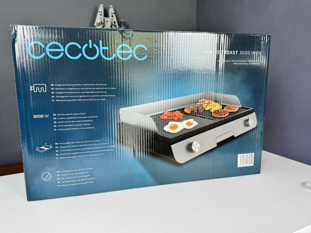 Recensione Cecotec PerfectRoast 3000 - barbecue elettrico - scatola